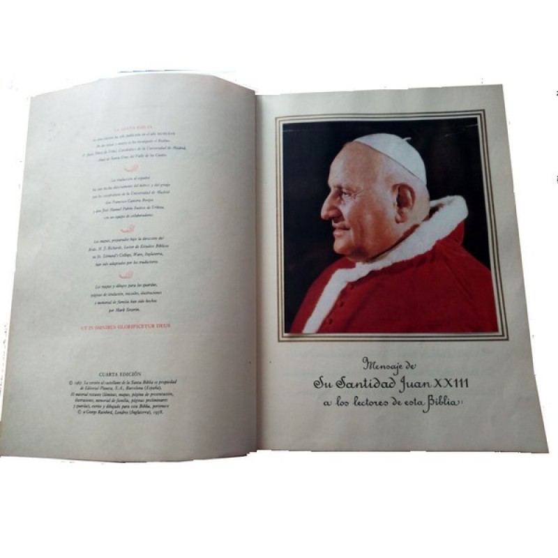 Santa Biblia, Editorial PLANETA 1967